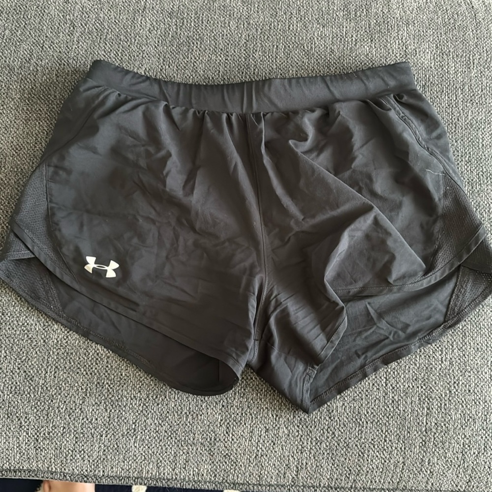 Black Under Armour athletic shorts